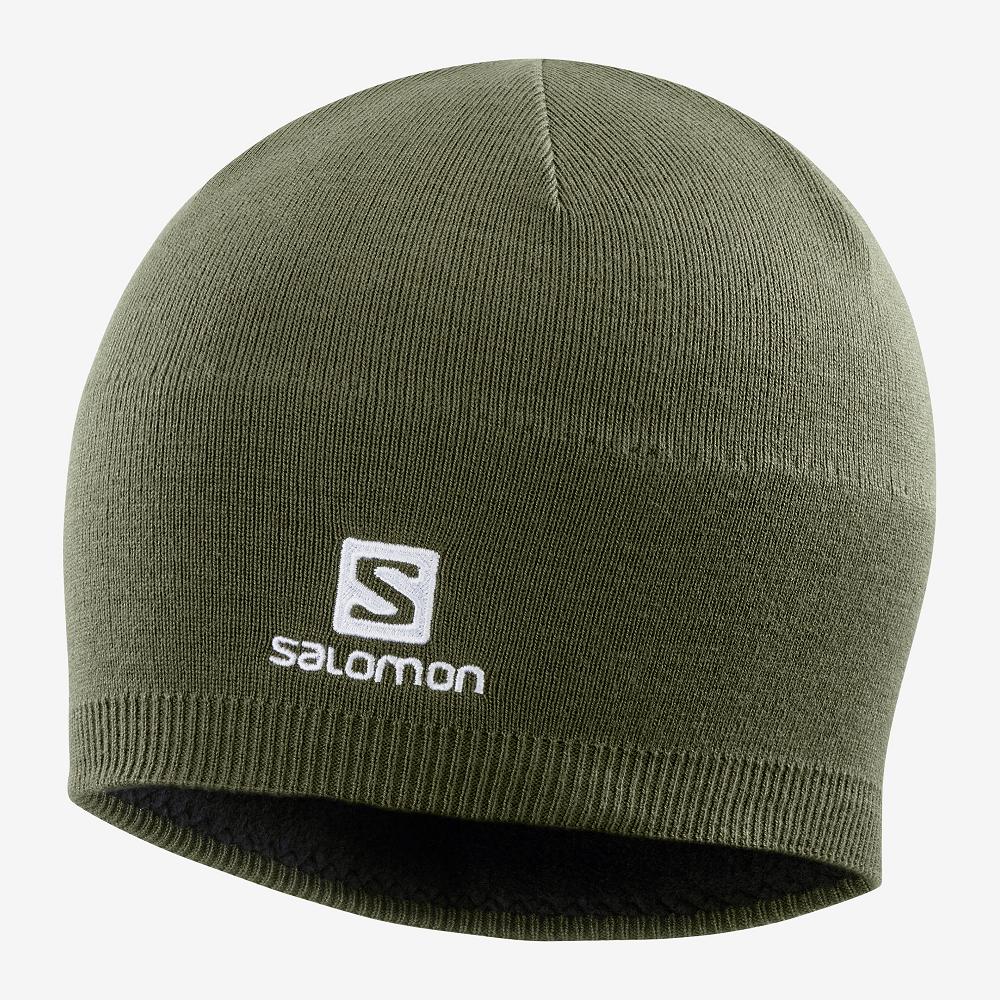 Salomon Singapore Mens Hats - RS WARM Green | 27365-CIDE